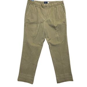 Dockers Corduroy Pants Mens W40 L32 Khaki True Cord Relaxed Fit Pleated